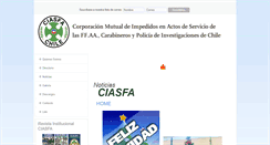 Desktop Screenshot of ciasfa.cl